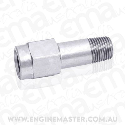 Aeroflow AF372-06S 3/8" NPT Extension Silver Male to Female