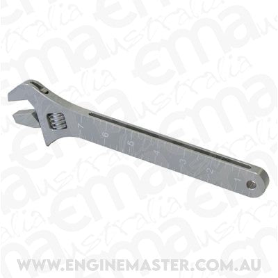 Aeroflow AF98-2038S Adjustable Spanner Wheelie Silver Lge For Up to -12 B-Nut
