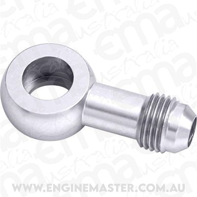 Aeroflow AF718-04S Banjo 10mm to -04 Silver