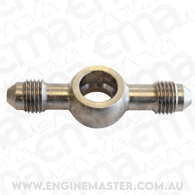Aeroflow AF312-04-04 12mm Banjo Double -4AN Stainless Steel AF312-04-04