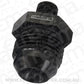Aeroflow AF743-10BLK Metric to Male Flare Adapter M10 x 1mm to -10AN Black Finish