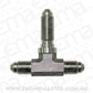 Aeroflow AF324-03 Stainless -3AN Bulkhead Tee Stainless Nut Seperate