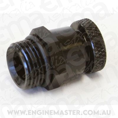 Aeroflow AF615-00BLK -10 ORB Inline Tap / Drain 1/8NPT F/Male Thread For Remote