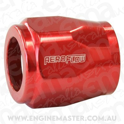 Aeroflow AF150-24R Hex Hose Finisher 44.5mm ID Red 1-3/4" ID Clamp