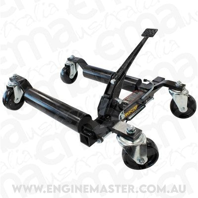 Qwik-Lift Ratchet Vehicle Positioning Jack (Single) (For Wheel/Tyre Combinations up to 12" Wide (Max. Capacity 1500lbs/680kg))