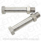 Aeroflow AF285-02 SS 2-3/8" Thru Frame with 2xm10 x 1.0 Female Thread
