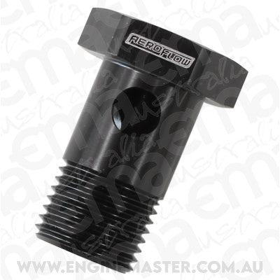 Aeroflow AF716-10BLK M16 x 1.5 Banjo Bolt Use with -10AN 16mm Banjo
