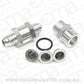Aeroflow AF608-03S -3AN Inline Fuel & Oil Filter Silver 3x Filter 30 80 150 Mic
