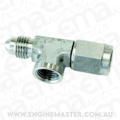 Aeroflow AF140-03-SS Straight Female - Male -3AN Stainless with 1/8" NPT Port