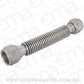 Aeroflow Performance AF463-41 -12AN Flexible Turbo Drain Hose 200mm Long 304 Stainless Steel. 7.9" (200mm) Overall Length
