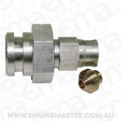 Aeroflow Performance Products AF231-03 Female Inverted Flare 19mm Hexwith Ret Clip Recess M10 x 1.0