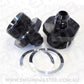 Aeroflow AF708-06BLK Male -6 to 1" x 20 Quadrajet Black