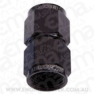 Aeroflow AF131-20BLK Straight Female Flare -20AN Black Coupler