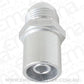Aeroflow AF708-08FS Push In Cover Breather Adapterto -8AN Silver Ba to Fg Front