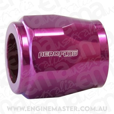 Aeroflow AF150-24PUR Hex Hose Finisher 44.5mm ID Purple 1-3/4" ID Clamp