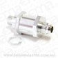 Aeroflow AF615-08S M12 x 1.5mm x -8AN Checkvalve Silver Male to Male Bosch Pump