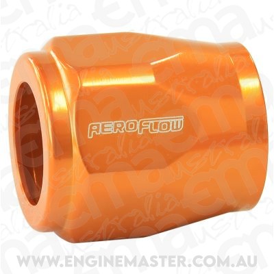 Aeroflow AF150-06G Hex Hose Finisher 15mm ID Gold 5/8" ID Clamp