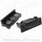 Aeroflow Performance Products AF98-2001 Billet Vice Soft Jaws Alloy Black Magnetic Back -6 to -10