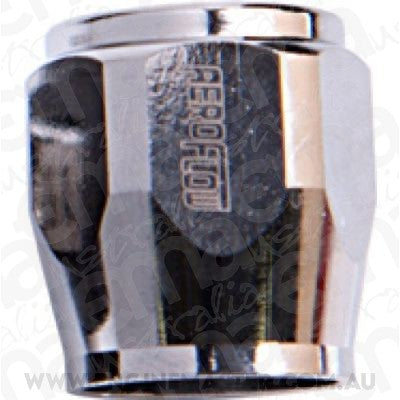 Aeroflow AF150-14CH Hex Hose Finisher 28.5mm ID Chrome 9/32" ID Clamp