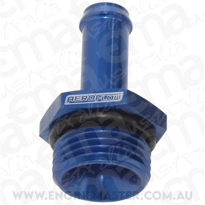 Aeroflow AF414-08-05 -8ORB to 5/16" Push On Barb Blue