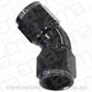 Aeroflow AF563-06BLK -6AN 45 Deg Swivel Coupler Black Billet Full Flow 1 Piece