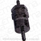 Aeroflow Performance Products AF610-05BLK Billet Fuel Filter 5/16" Barb Black 30 Micron Bronze Filter