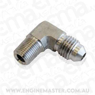 Aeroflow AF381-03 S/S 90 Deg 1/8" NPT to -3An