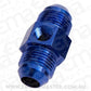 Aeroflow AF141-03 Straight Male - Male -3AN Blue with 1/8" NPT Port