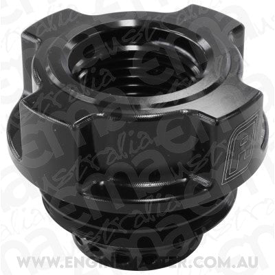 Oil Fill/Breather Cap (Black Finish. Suits Ford 4.0L 'Barra' 6 Cylinder Engine)