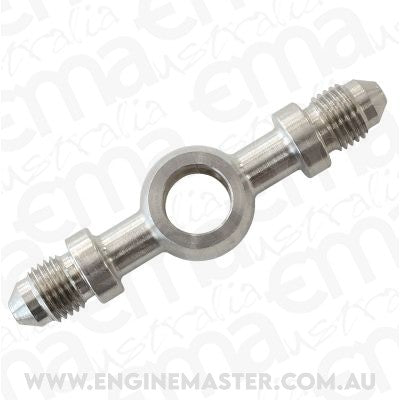 Aeroflow AF310-03-03L 10mm (3/8) Banjo Double -3AN Stainless Steel Long Version AF310-03-03L