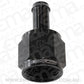 Aeroflow AF411-08-06BLK Female -8AN to 3/8" Barb . Black with Tube Nut