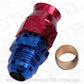 Aeroflow Performance Products AF108-06 3/8" Hard Line to -6AN Male Adapter Blue W/ Olive