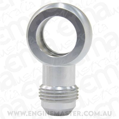 Aeroflow AF726-08S Banjo 18mm to -8AN Silver