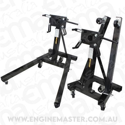 Aeroflow AF98-2033 2000Lb Engine Stand A Frame 5 Wheels Extra Heavy Duty