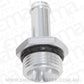 Aeroflow AF414-06-06S -6ORB to 3/8" Push On Barb Silver