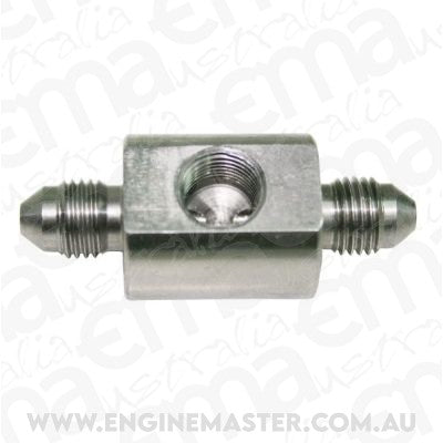 Aeroflow AF334-04 Stainless -4AN Union 1/8" Port Male to Male with 1/8"NPT Port