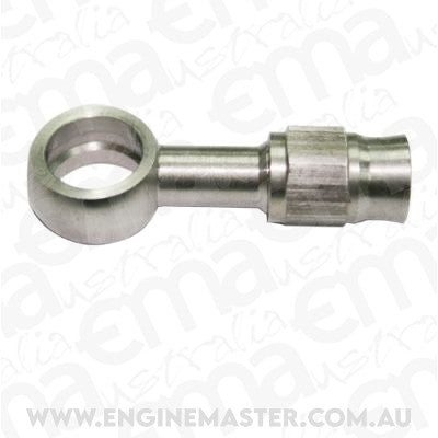 Aeroflow AF213-03L -3 Straight Banjo Hose End Eye Size 7/16 Long