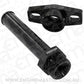 Turbo Drain Adapter (With 100mm x 19mm Barb, 38-44mm Hole Centres. Black Finish.)