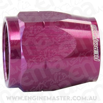 Aeroflow Performance Products AF559-20DCPUR Purple Hose End Socket Cutter Style Fittings Only