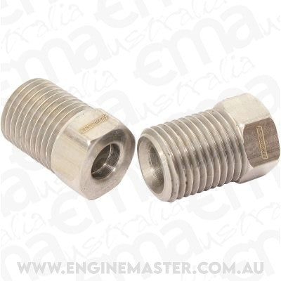 Aeroflow AF366 S/S Inverted Flare Tube Nut 3/16" Hard Line to M10 x 1.0mm