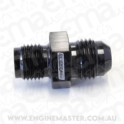 Aeroflow AF703-06BLK Adaptor 1/2 x 20 Inverted Seat to -06 Black
