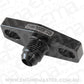 Turbo Oil Feed Adapter (-6AN, 38-44mm Hole Centres. Black Finish)