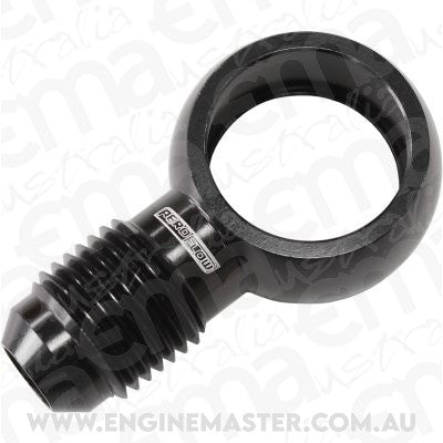 Aeroflow AF728-06BLK Banjo 18mm to -6AN BLACK