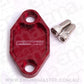Aeroflow AF64-2029R Billet Fuel Pump Block Off Plate Red suits Holden 308