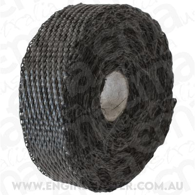 Exhaust Insulation Wrap (1" Wide, 15ft Length, Black Titanium)