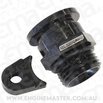 Aeroflow AF64-2200BLK Holden V8 AF64-2008 Std Reg Adapter Allows Use Of Std Regu