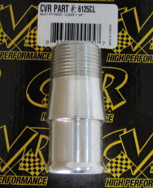 CVR CVR6125CL Inlet Fittings for Proflo Billet Water Pump - Clear
