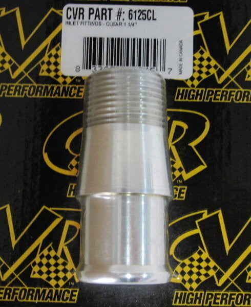 CVR CVR6125CL Inlet Fittings for Proflo Billet Water Pump - Clear