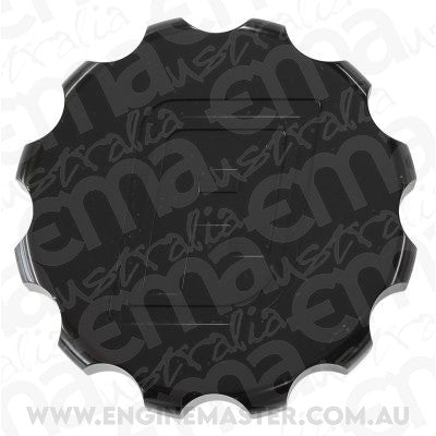 Aeroflow AF59-5000BLK Replacement Oil Filler Cap Blksuits All Fabricated Covers