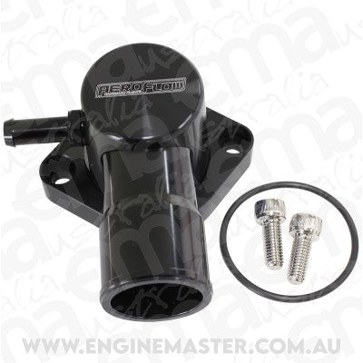 Aeroflow AF64-4036BLK Ford Falcon 6Cyl Billet Therm Housing Ef El Ba Bf Fg